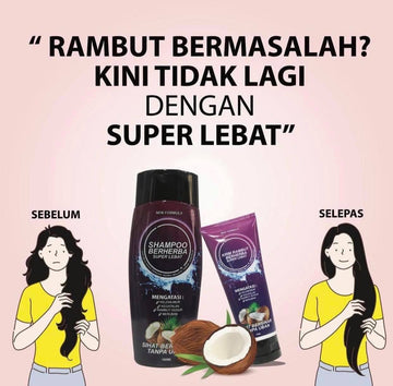D'herbs Shampoo Berherba Super Lebat 180 Ml